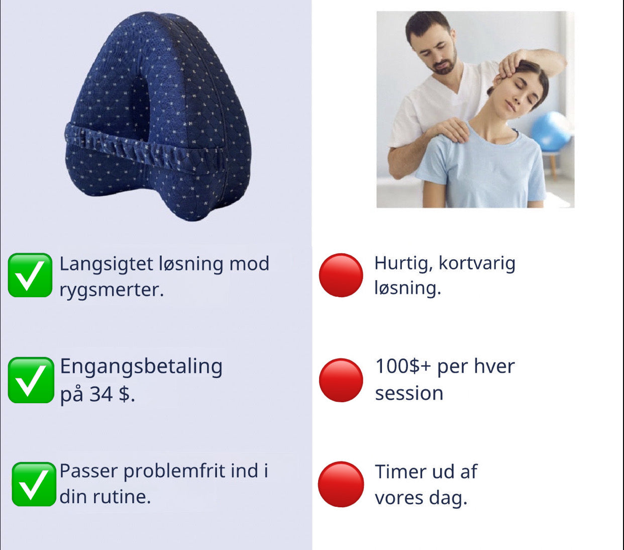 SleepWell™ || Justeringspude